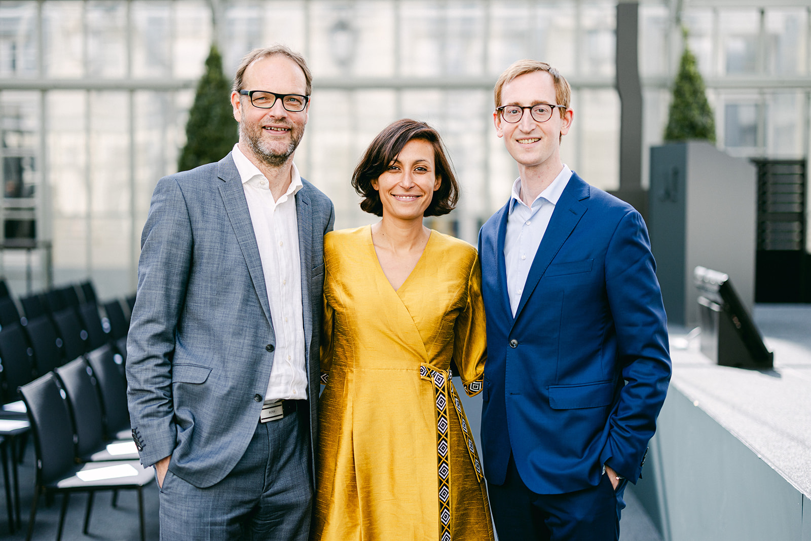 Karel Volckaert, Emmanuelle Ghislain and Laurent Coulie